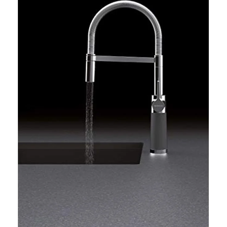 Schock Küchenarmatur SC-550, Festauslauf mit Strahl-Brause, Rückflussverhinderer, schwenkbar 150°, reinigungsfreundlich – Bild 4