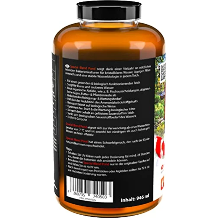 MICROBE-LIFT Pond Special Blend - 946 ml - Hochaktive Bakterienmischung für sauberes Teichwasser, baut Verunreinigungen ab und ist sofort biologisch aktiv. – Bild 2