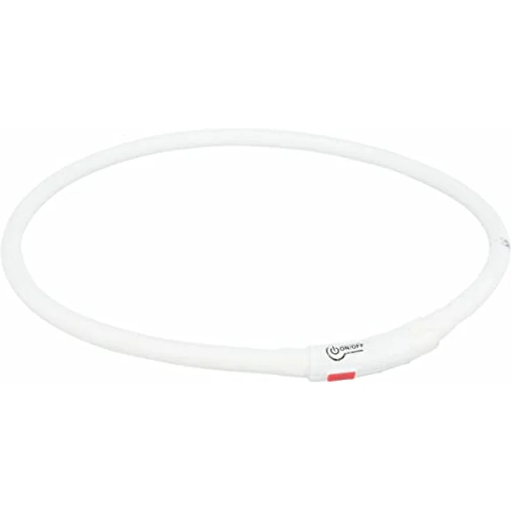 TRIXIE Individuell Kürzbares, Wiederaufladbares Leuchthalsband Für Hunde Flash Leuchtring USB, Silikon, Xs–XL: 70 cm/Ø 10 Mm, Bunt - 12641 – Bild 2