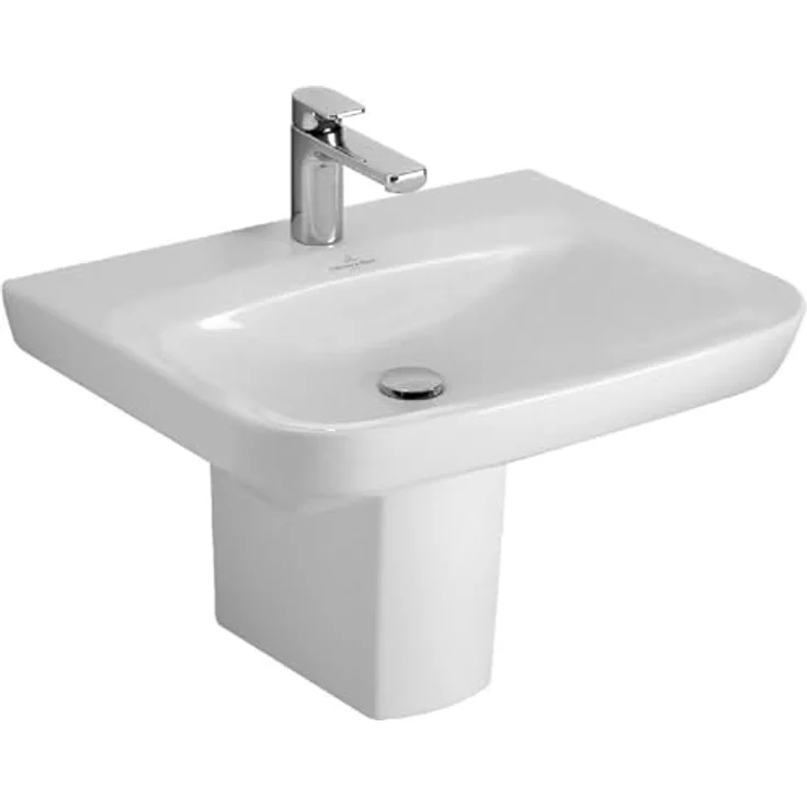 Villeroy & Boch Ablaufhaube Subway 2.0, Sichtschutz für Waschbecken, Alpinweiß mit SmartFix Befestigungs-Set – Bild 2