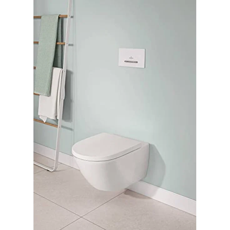 Villeroy & Boch Subway 3.0 WC-Sitz 37,4x43,8x4,3 cm Weiß Alpin Antibakteriell – Bild 5