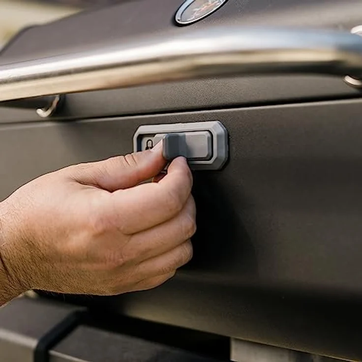 Masterbuilt® Tragbarer Holzkohlegrill und Smoker mit analoger Temperaturregelung – Bild 5