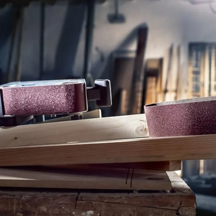Bosch Professional Schleifband für Bandschleifer Holz und Farbe Best for Wood and Paint (3 Stück, Körnung 100, X440) – Bild 11