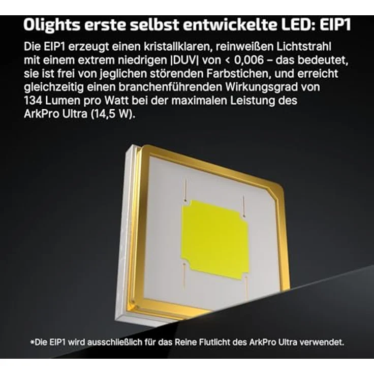OLIGHT ArkPro Ultra Taschenlampe, 1700 Lumen, UV- und Grünlicht, IPX7 wasserdicht, magnetischer/USB-C Anschluss, schwarz – Bild 4