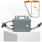 SUNNIVA TSUN Mikro-Wechselrichter 800 W TSOL-MS800, IP67 wetterfest, Plug-&-Play, 2 MPPT, WLAN und Bluetooth, für Balkonkraftwerk