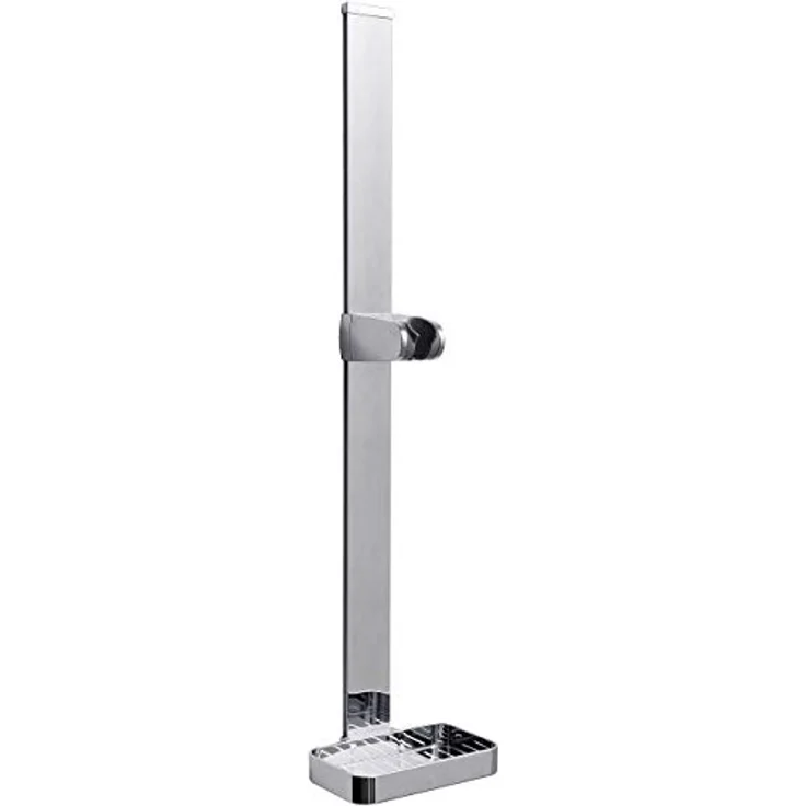Duschstange Duschbrause Duschkopf Halter Ohne Bohren 3M Kleber (Ohne Brausekopf) – Bild 2