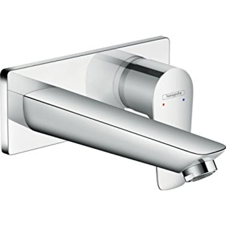 hansgrohe Talis E, Waschtischarmatur Unterputz für Wandmontage, wassersparend (EcoSmart), Auslauf 16,5 cm, Chrom, 71732000 – Bild 3