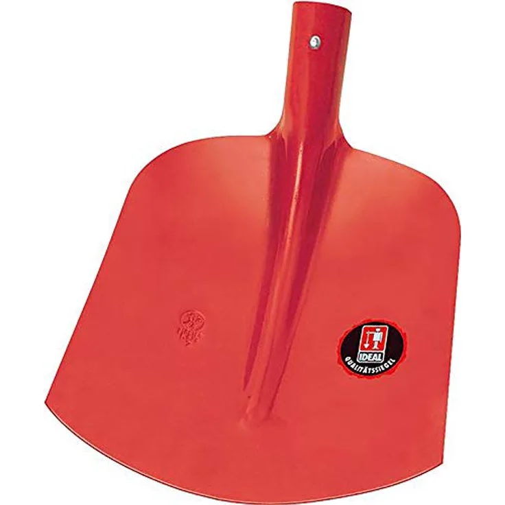 IDEAL Unimet Holländer Schaufel Gr2, pulverbeschichtet mit 3/4 gehobener Dülle, rot
