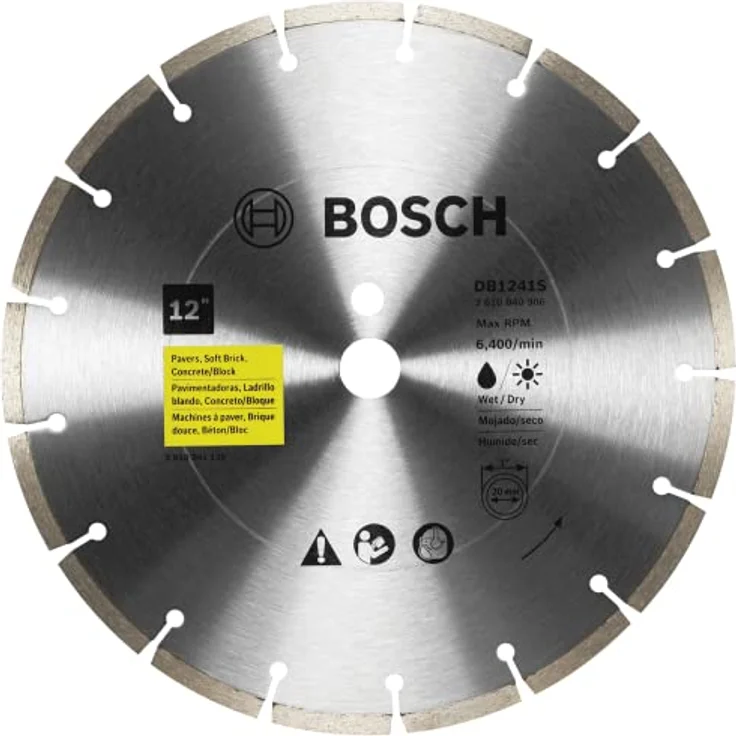 Bosch db441s 4-Zoll segmentiert Rand Diamant Klinge, DB1241S – Bild 1