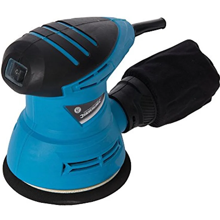 Silverline Exzenterschleifer, 240 W, 125 mm, kompakt mit Staubabsaugung und ergonomischem Handgriff – Bild 1