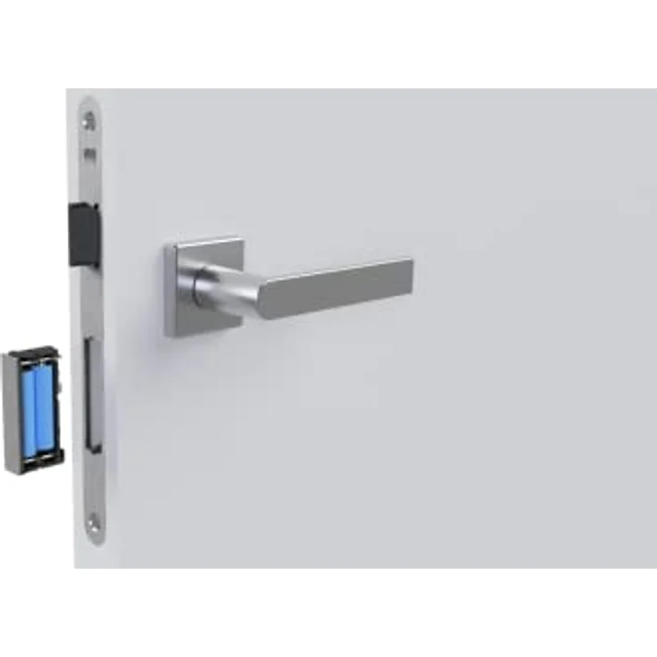 WIR elektronik, eSchloss eSCH300-L - elektronisches Zimmertürschloss mit Schrägfalle (DIN-links), RFID 125kHz, bis zu 98 Chips anmeldbar, Batteriebetrieb, Schließerkennung – Bild 5