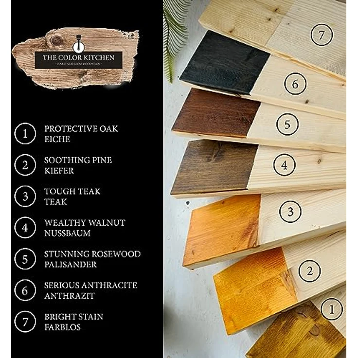 A.S. Création Holzschutzlasur Palisander, seidenglänzend, 2,5 l für Innen und Außen, UV-beständig, lösemittelfrei, umweltschonend – Bild 7