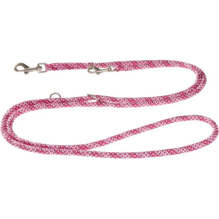 Wolters Führleine Everest, dreifach verstellbar, reflektierend, robust, magenta/rosa