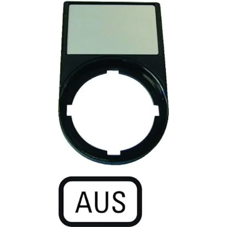 Eaton M22S Beschriftungshalter für Drucktasten Aus, 10er Pack für Schalter und Drucktastenschalter Zubehör