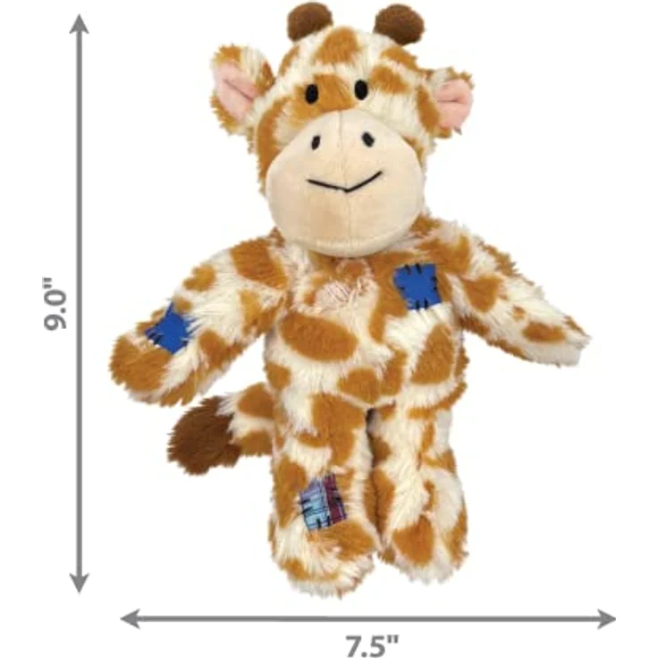 KONG - Wild Knots Giraffe Squeak Toy S/M (634.7370) – Bild 3