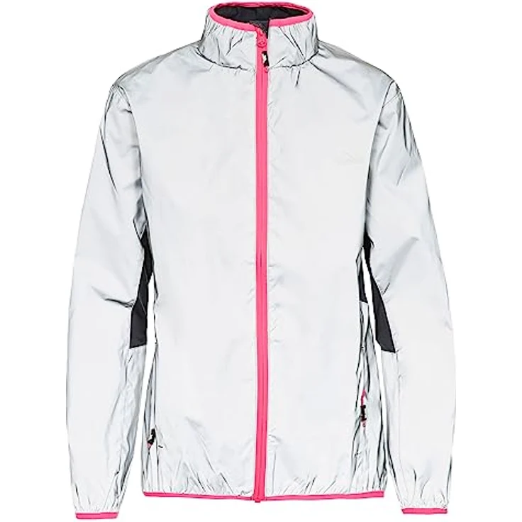 Trespass Damen Regenjacke Lumi, wasserdicht, winddicht, silber – Bild 2