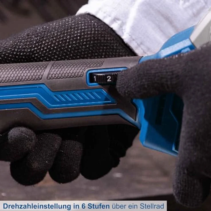 Scheppach IXES 20V Akku-Winkelschleifer C-AG125-X, 125 mm Scheibendurchmesser, ohne Akku, Softstart und Überlastschutz – Bild 7