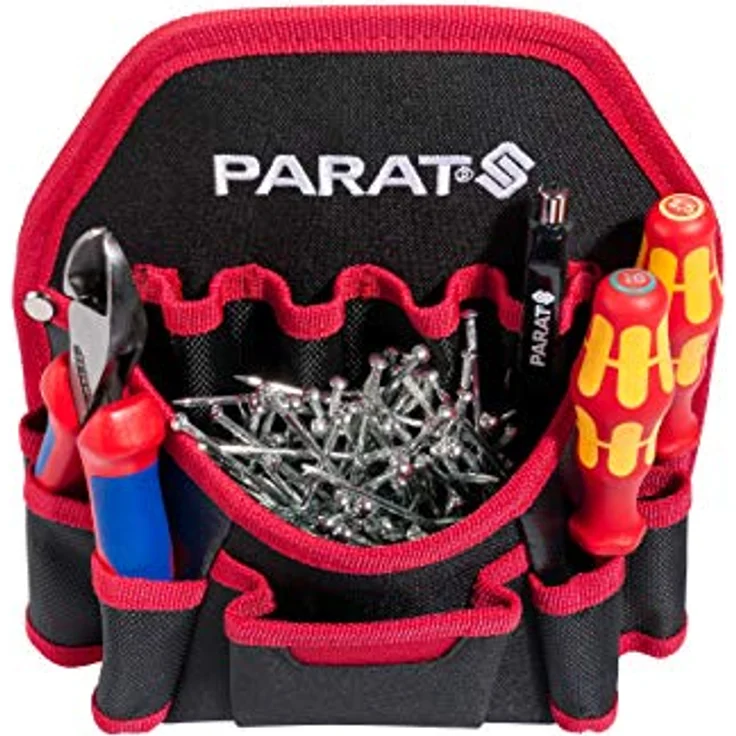 Parat Parabelt Nail Pocket 5990834991 Nagel Nageltasche, Werkzeugtasche mit Klipp zum Befestigen am Gürtel, strapazierfähiges Nylon, 1 Stück – Bild 3