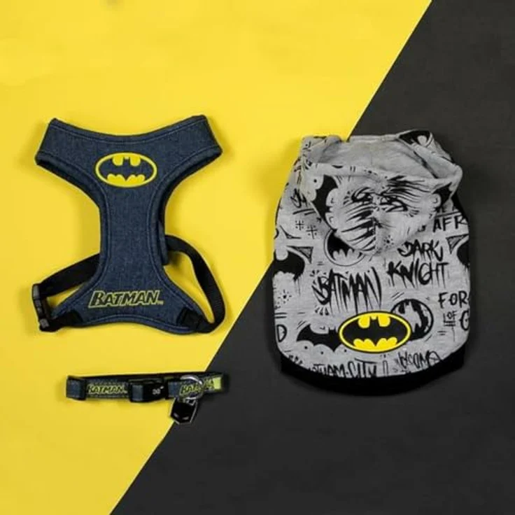 CERDÁ LIFE'S LITTLE MOMENTS Arnes für Batman Welpen, offizielles Lizenzprodukt DC Comics, Halsumfang 24 cm, Brustumfang 29 – 41 cm, 80 g – Bild 3