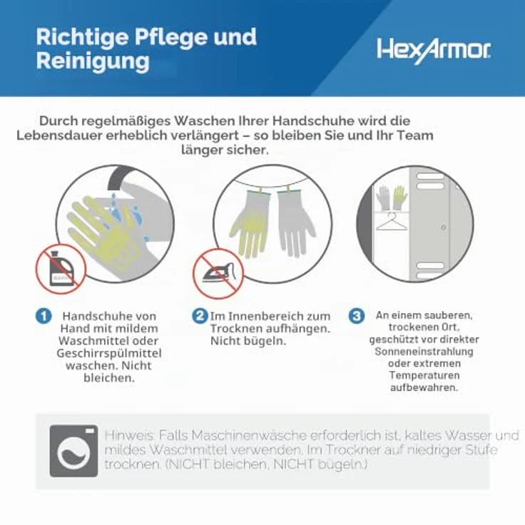 Uvex 6072509 60725 HPPE, Nylon Schnittschutzhandschuh mit Schnittschutzlevel F und exzellentem Grip, 1 Paar – Bild 7