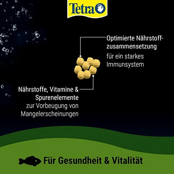Tetra Pond Pellets Mini – Hauptfutter für kleine Teichfische, schwimmfähige Futter Pellets für die tägliche Fütterung, 1 L Dose – Bild 3