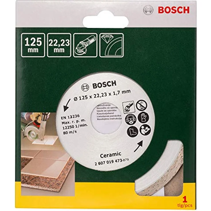 Bosch Diamanttrennscheibe für Fliesen, 125 mm, 2607019473 – Bild 2