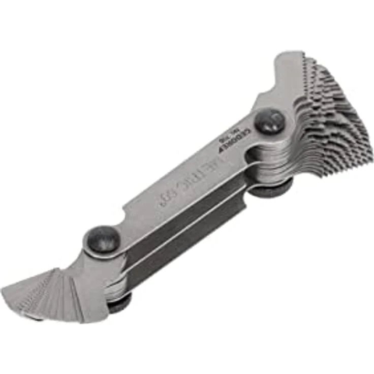 GEDORE Gewindelehre, 52 Blätter, Für metrische und Whitworth-Gewinde, Gut lesbare Größen - Preisvergleich – Bild 3