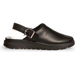 Abeba 87031-40 Berufsschuhe, Schwarz, Leichte Arbeits-Clogs mit rutschfester Sohle