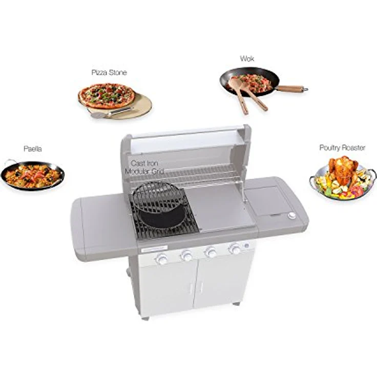 Campingaz Pizzastein für das Culinary Modular System mit Schneidrad, Edelstahltablett zum einfachen Aufbringen des Gargutes, Ø 30 cm, Gewicht 1,56 kg – Bild 7