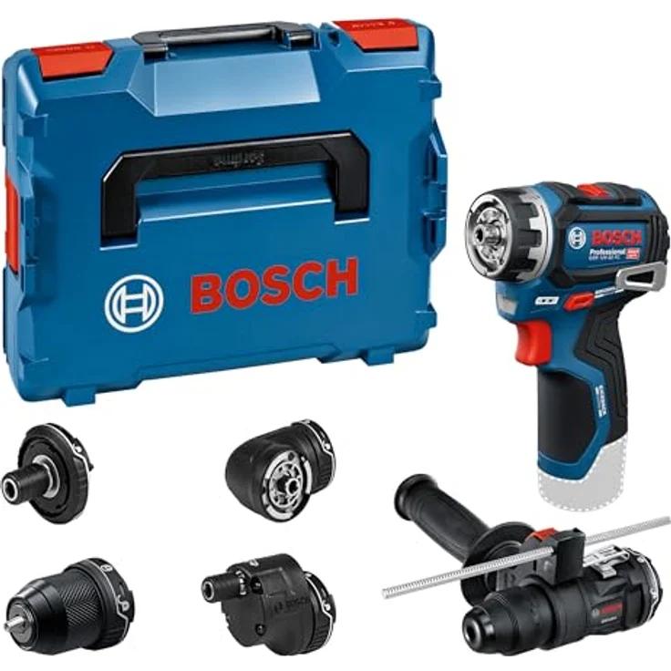 Bosch Professional GSR 12V-32 FC, Akkubohrschrauber mit 32 Nm Drehmoment, 2-Gang-Getriebe, Zusatzhandgriff, L-BOXX – Bild 2