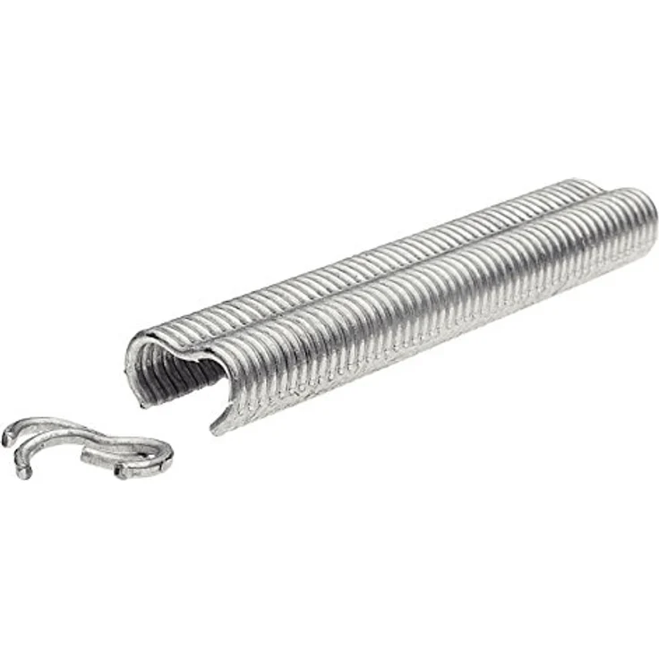 Rapid Zaun-Ringklammern VR22 Verzinkt, 1.100 Stk., zur Befestigung von Spanndrähten und Zäunen, für FP222 un FP20 Zaunzange, 5-11 mm – Bild 3