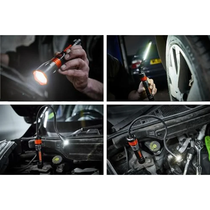 Osram LEDinspect 3-IN-1 Inspection Light KIT LEDIL417, Inspektionslampe mit flexiblem Schwanenhals, vier Beleuchtungsmodi und magnetischem Griffsockel – Bild 3