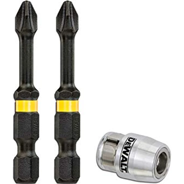Dewalt Bit-Set 3-tlg. schlagfest PH2 50 mm mit Halter, DT70536T – Bild 1