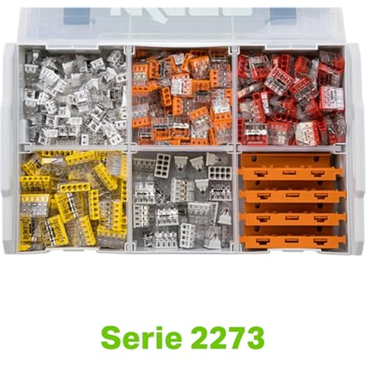 WAGO 887-953 Verbindungsklemmen-Sortiment, starr 0.50-2.50mm², 409 Teile, flexibel – Bild 3