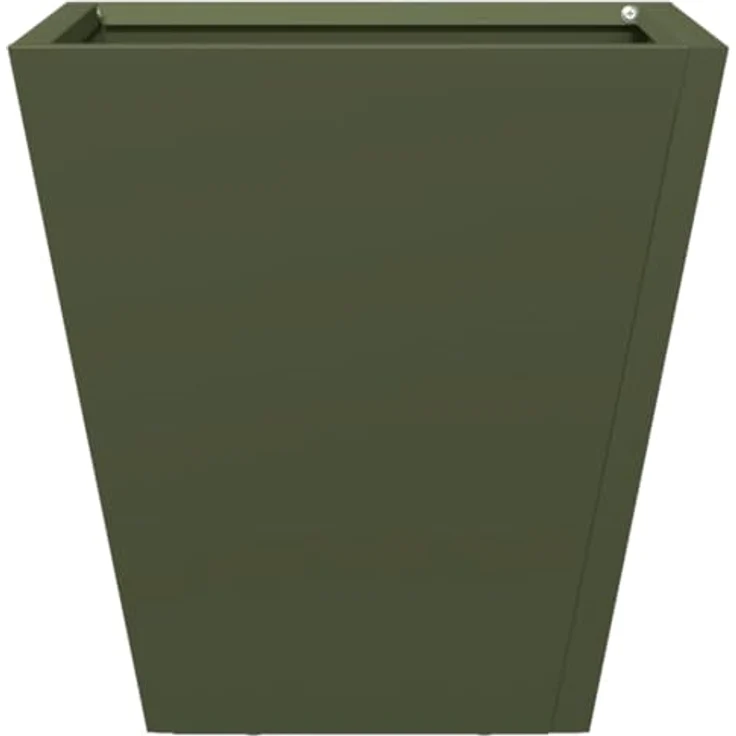 vidaXL Pflanzkübel Olivgrün 30x30x30 Stahl, Stabiles Material, Viel Platz, Vielseitig einsetzbar – Bild 4