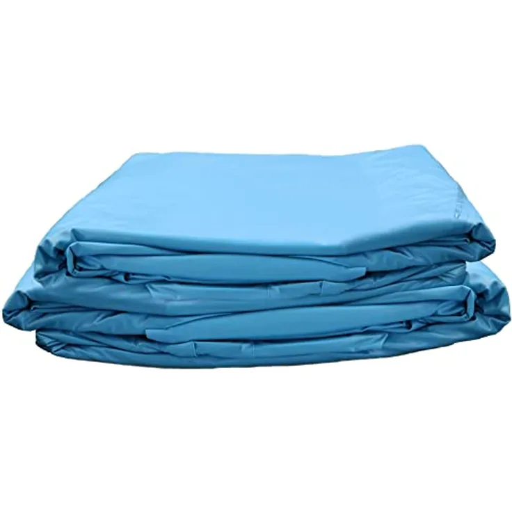 Planet Pool Poolfolie Ersatzfolie Achtformbecken 470x300x90cm - Dicke 0,3mm - Overlap - blau