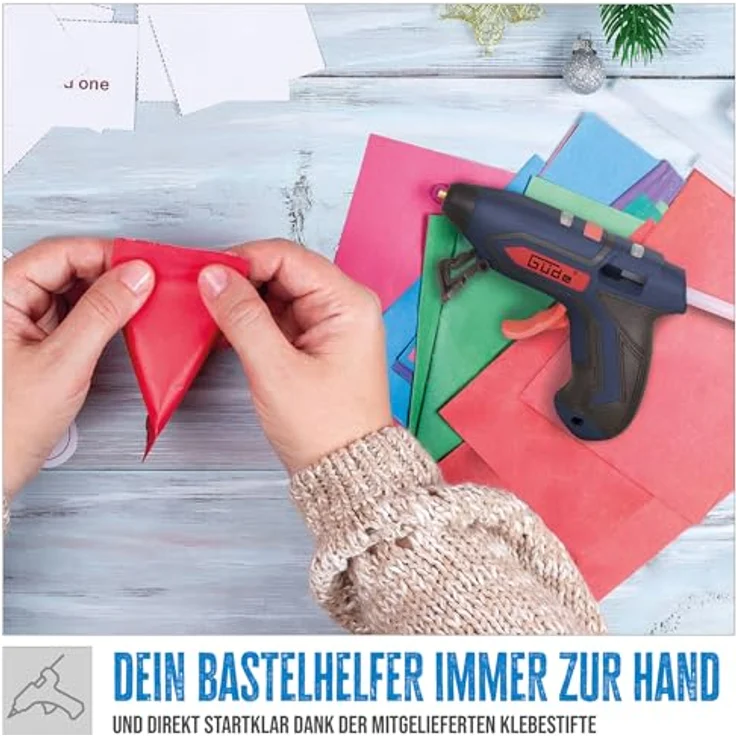 Güde 58499 7140.7-3.7 AKKU-HEISSKLEBEPISTOLE 7140-3.7, Blau, Schwarz – Bild 4