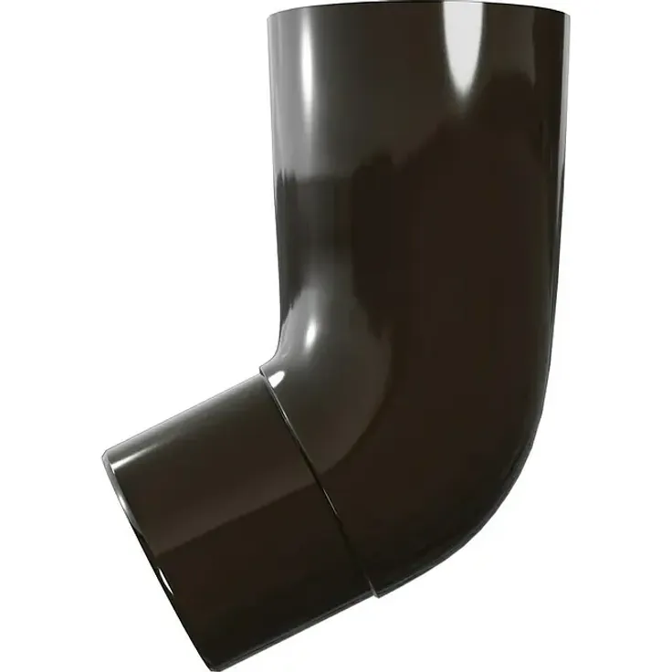 Marley Fallrohrbogen 75 mm, 67 °, Kunststoff, UV- und witterungsbeständig, Braun