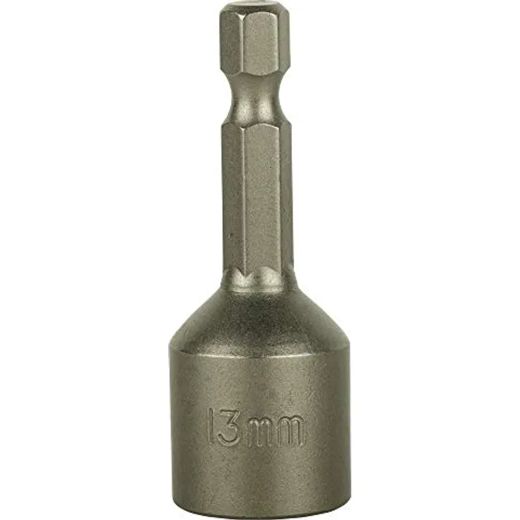 Dewalt Steckschlüssel 1/4 Zoll, Torsion-Qualität, 13 mm Schlüsselweite, 50 mm Länge, gehärteter Bitkern