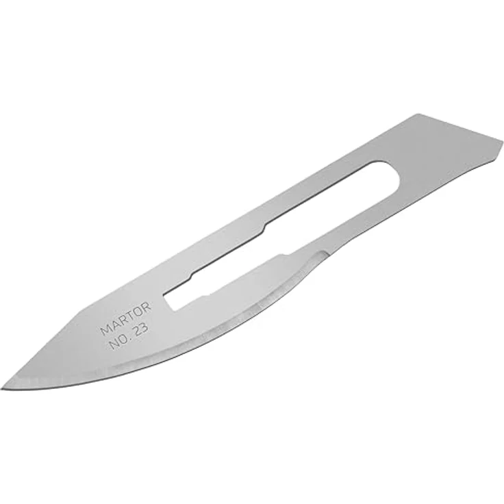 MARTOR Skalpellklingen Nr. 23, 10 x Ersatzklingen für Grafikmesser, 9,2 mm, scharf, 1-fach nutzbar, Stahl – Bild 2