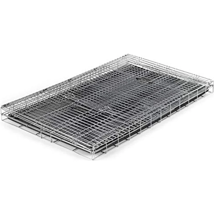 zoomundo Hundebox XXL - Größe 121 x 74 x 80.5cm - auch für Katze - Faltbare große Hunde Box - Transportbox für Hund & Katzen - Hundetransportbox groß faltbar, Hundekäfig für Zuhause Transport & Auto – Bild 4