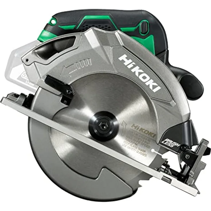 HIKOKI, Akku Handkreissäge, C1807DAW4Z, (Basic), OHNE Akku, Ladegerät und Transportkoffer, Grün Schwarz