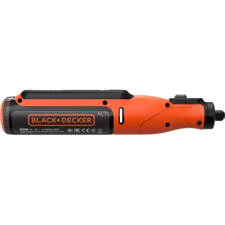 BLACK+DECKER Multifunktions-Werkzeug BCRT8IK-XJ, 7,2Volt, orange-schwarz – Bild 1