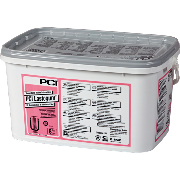 PCI Lastogum® Wasserdichte, flexible Schutzschicht 8 kg - Grau – Bild 1