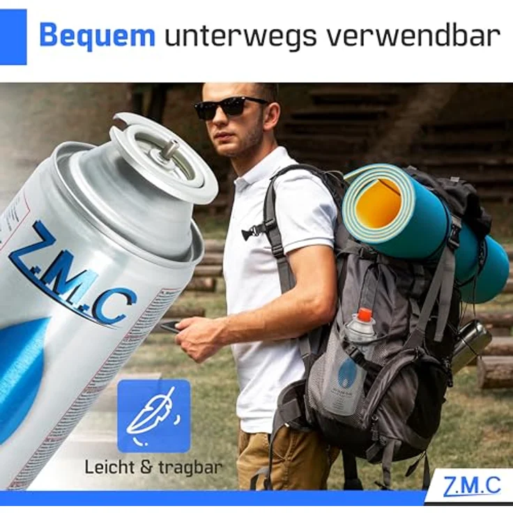 24 Kartuschen Butan Gas Kartusche Butangas Gaskartuschen Bunsenbrenner Campingkocher Gaskocher 227g Silber – Bild 10