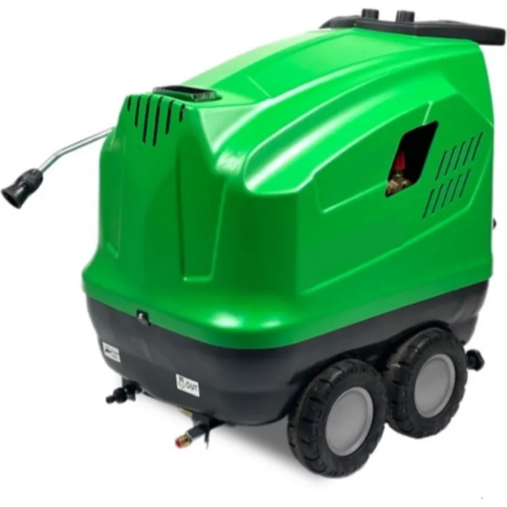 DeTec. Hochdruckreiniger Heißwasser DT150HW Dampfstrahler 150 Bar Terassenreiniger 140°C 230V, 150,00 bar - Maximaldruck 140 Bar, 90°C Wassertemperatur, 10L/min Durchflussmenge, Dieselheizung, 65 KG