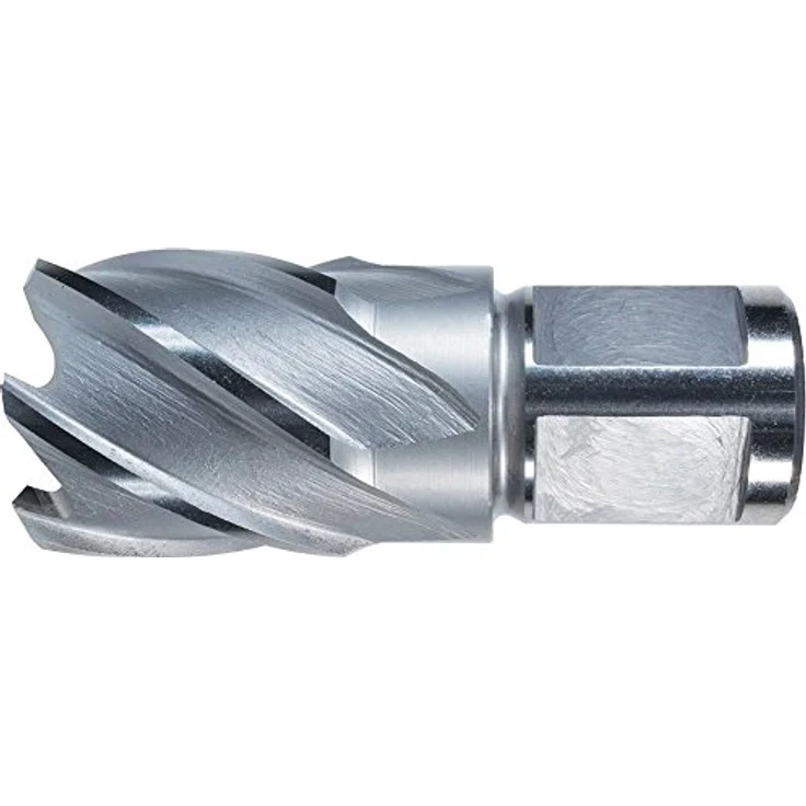 ALFRA Kernbohrer HSS 22 mm, Lochsäge mit 30 mm Schnitttiefe und 19 mm Weldonschaft – Bild 2