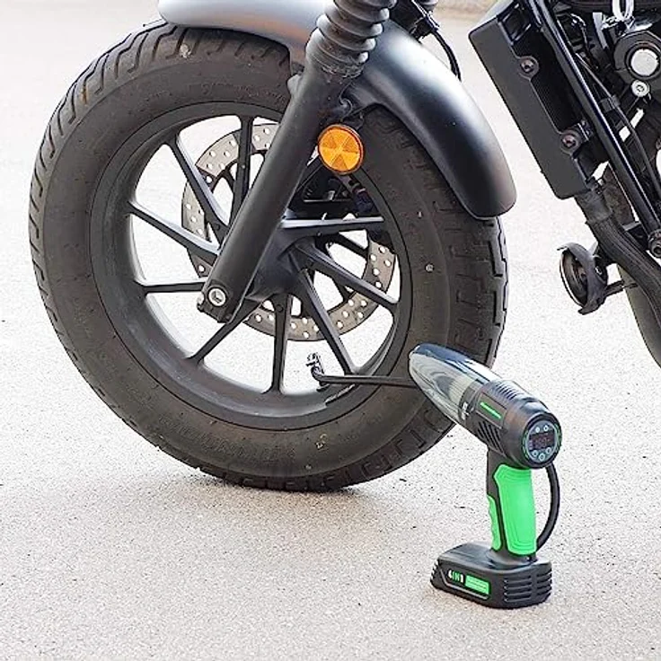 Hammersmith Air Storm Auto Staubsauger & Luftkompressor mit 10.30 Bar Druck, kabellos, USB-aufladbar – Bild 8