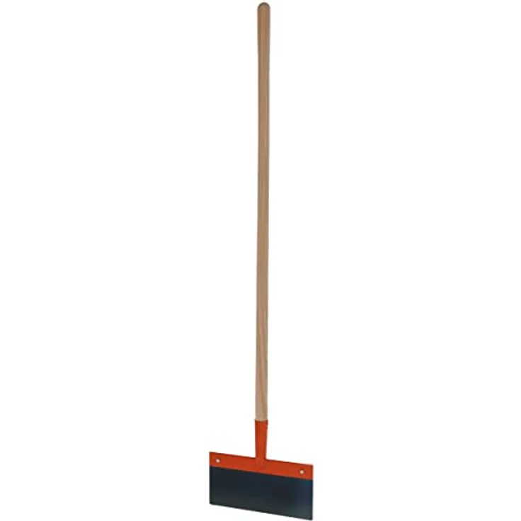 Kerbl Stoßscharre 30cm mit Stiel 1 mm Blechstärke, (Schaber, Betonscharre, Eisstößer) ‎29268 – Bild 2