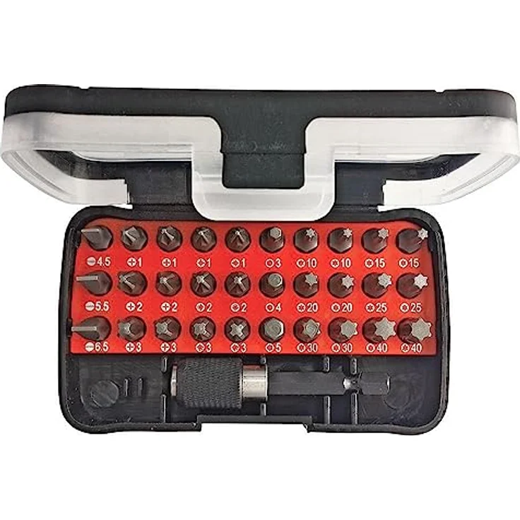 Gedore RED R33005031 Bit-Set 32-teilig, hohe HRC-Härte 60, mit magnetischer Bit-Arretierung, Kunststoffbox – Bild 6